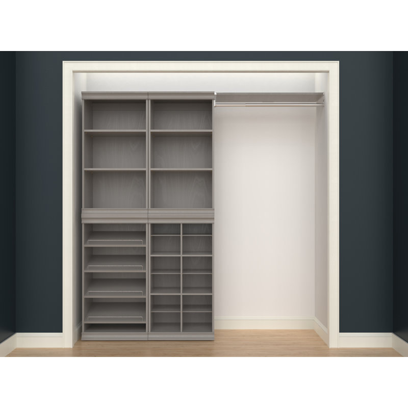 ClosetMaid Modular Storage 68.76" W 78" W Closet System & Reviews